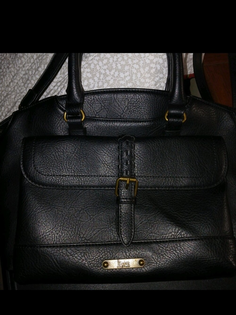 b.o.c. VTG Black Crossbody Bag With Gold Toned Hardware Never Used